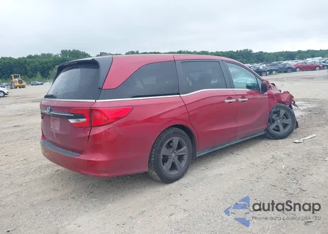 2022 Honda Odyssey Ex z USA, uszkodzony, nr VIN 5FNRL6H53NB005686